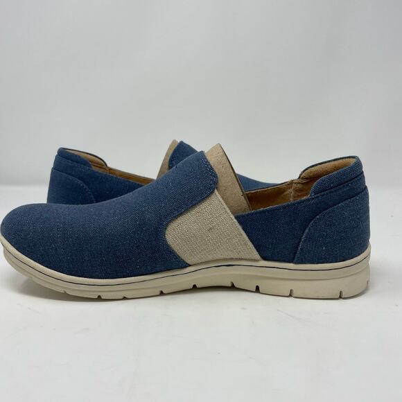 BOC Big On Comfort Seaham Blue Size 9.5 Slip On Comfort Suede Casual Sneaker - Picture 2 of 8